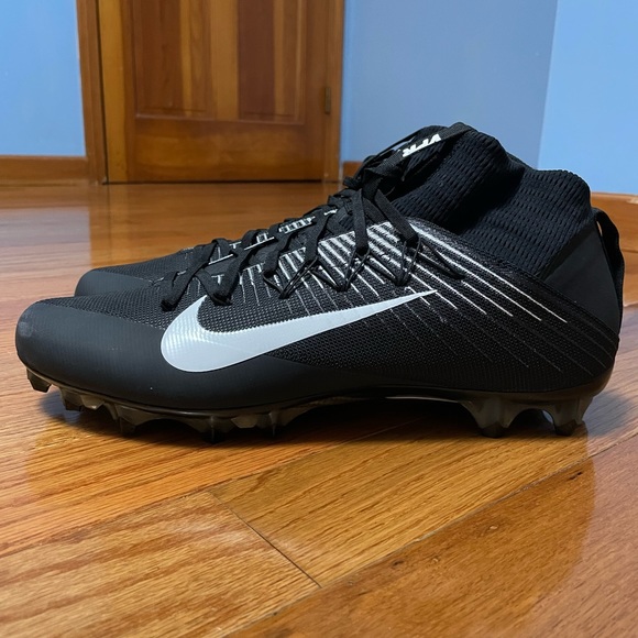 Nike Vapor Untouchable 2 CF VPR Black/White Football Cleats Size 15 924113-001. - Picture 2 of 12